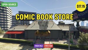 Fivem Comic Book Store MLO | Best Open Source Comic Shop Interior