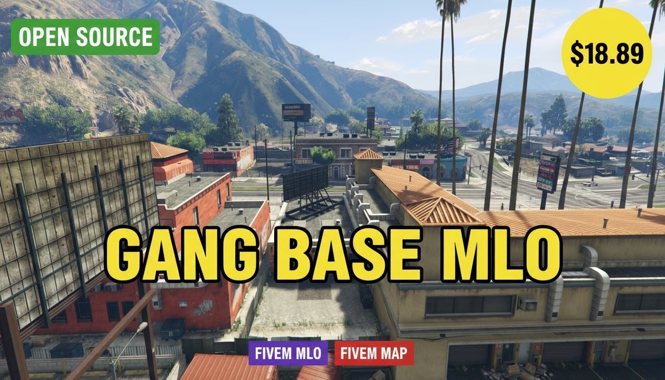 Fivem Gang Base MLO | Best Open Source Gang Headquarters & Criminal Base