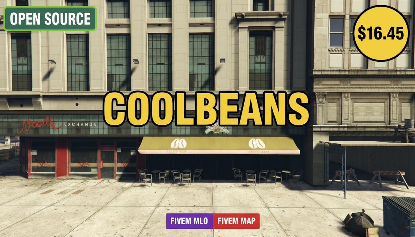 Fivem Coolbeans MLO | Best Open Source Coffee Shop & Café Interior