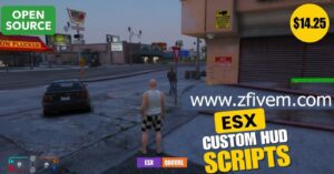 Esx Custom HUD Scripts | Best Open Source HUD & Player Information System