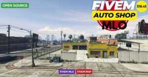 Fivem Auto Shop MLO | Best Open Source Mechanic Garage & Auto Repair MLO