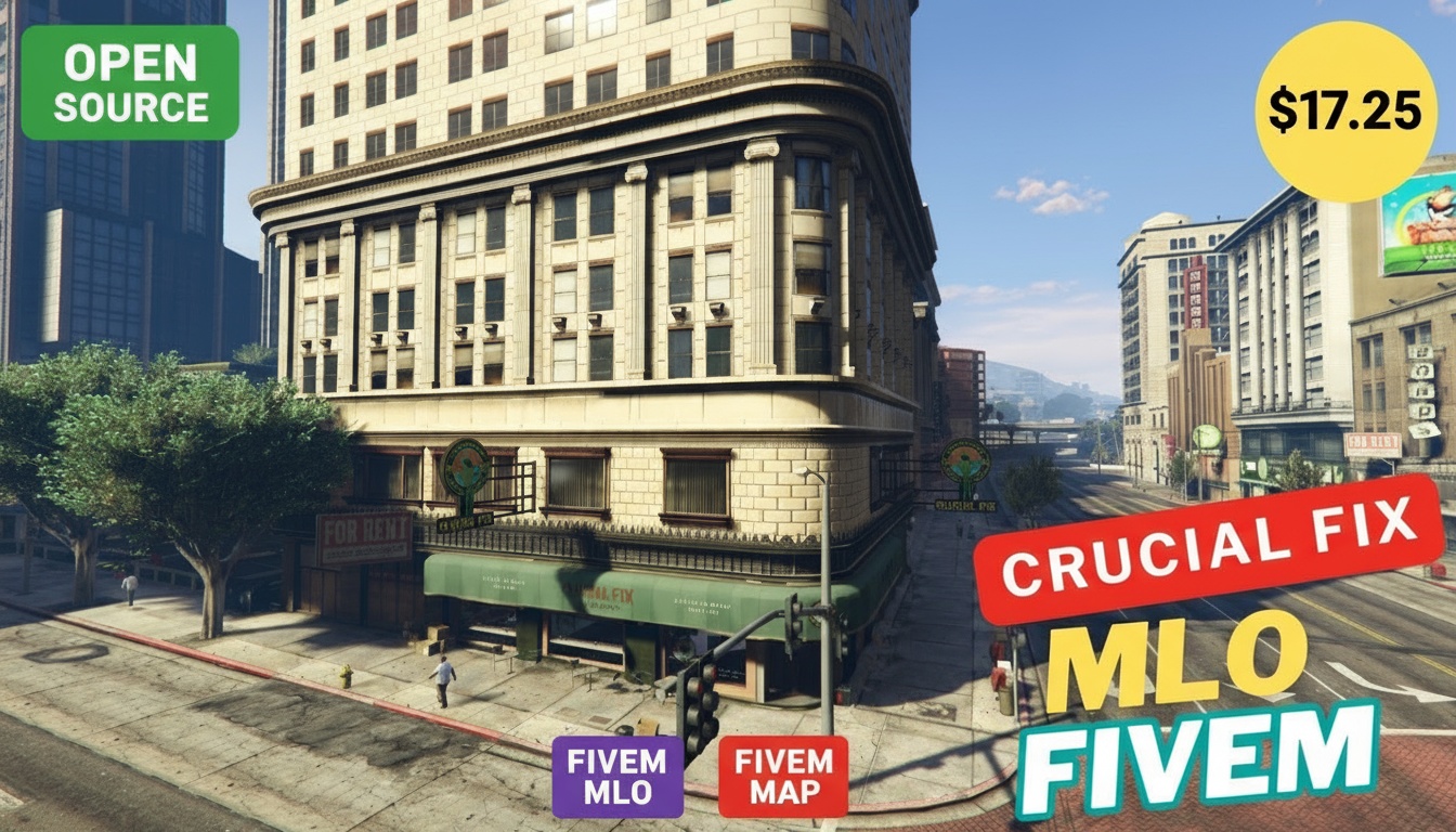 Crucial Fix MLO Fivem | Best Open Source Café & Coffee Shop MLO