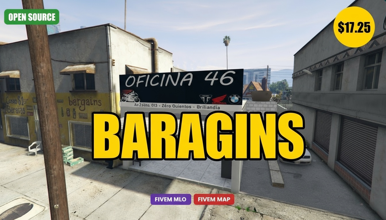 Fivem Bargains MLO | Best Open Source Retail Store & Shopping Interior