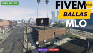 Fivem Ballas MLO | Best Open Source Gang Territory & Street Gang Hideout