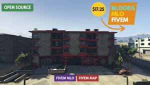 Bloods MLO Fivem | Best Open Source Blood Gang Hideout & Criminal Base MLO