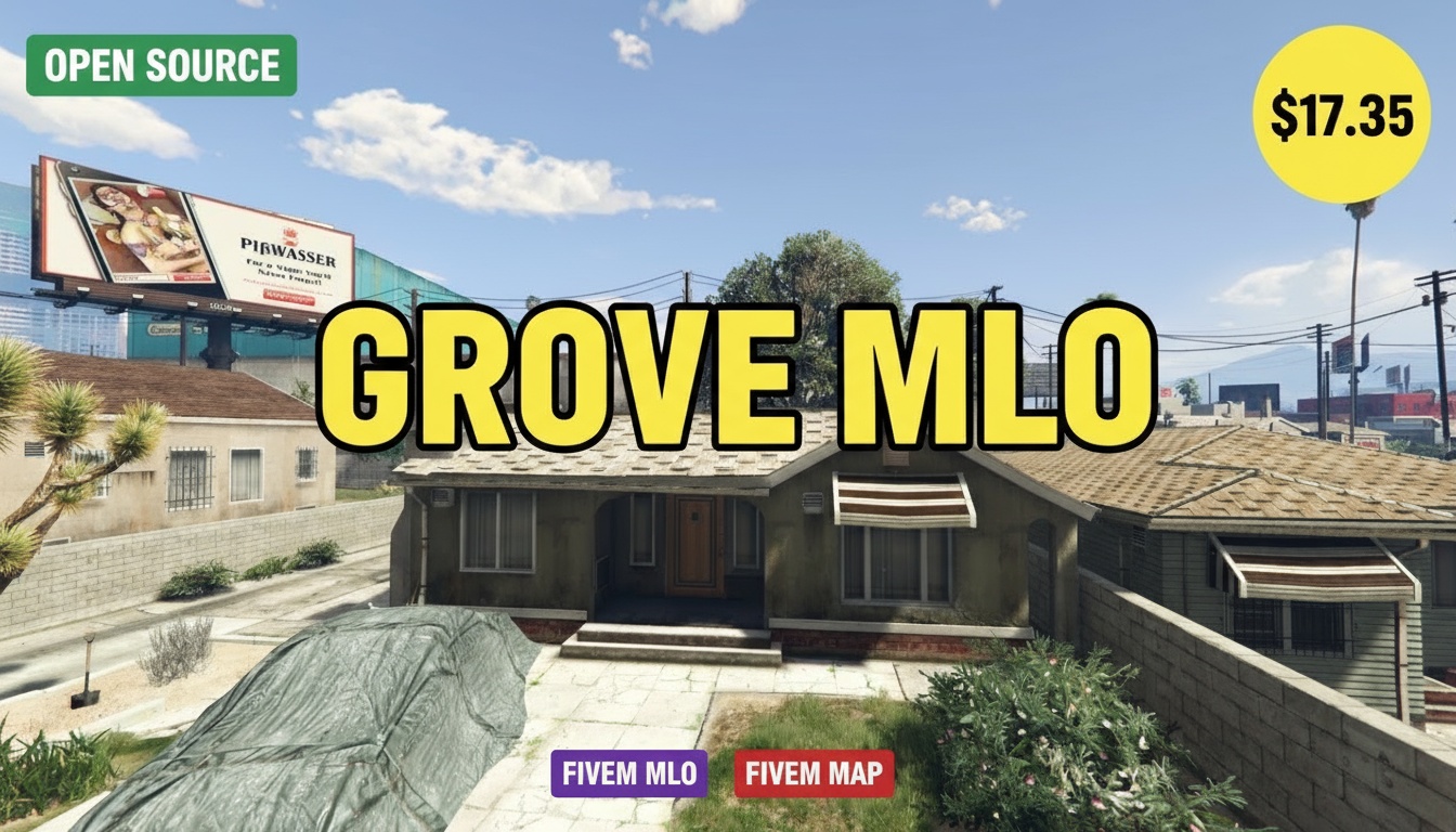 Fivem Grove MLO | Best Open Source Grove Street Gang Headquarters