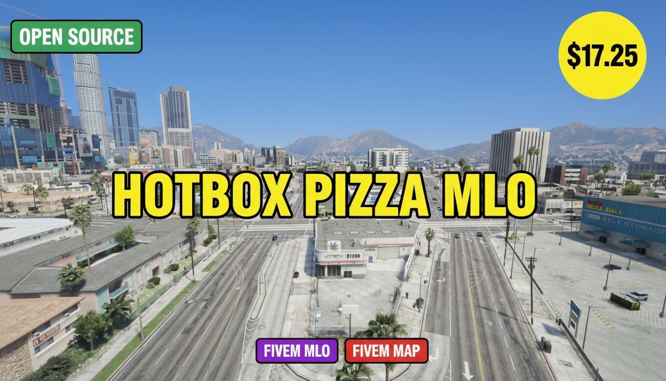Fivem Hotbox Pizza MLO | Best Open Source Pizza Restaurant