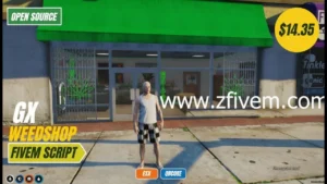 GX Weedshop FiveM Script | Best Open Source Weedshop & Business Script